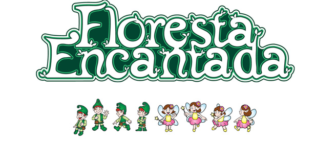 Logotipo e personagens